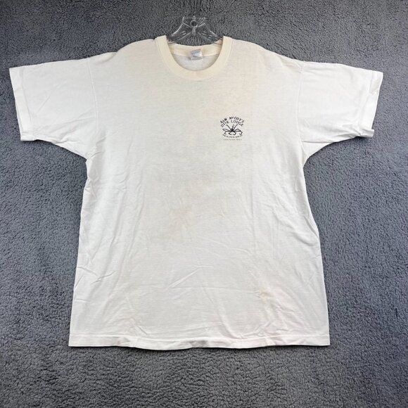 Vintage Cayman Islands Ocean Travel Turtle Fish  Graphic Tee size XL - Picture 2 of 10